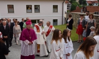 R. Jahn: Pfarrvisitation 17. Juni 2018 Empfang Bischof Küng